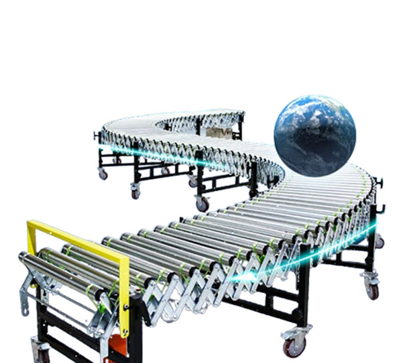 สายพานลำเลียงลูกกลิ้งไฟฟ้า 1.5 เมตร สำหรับงานขนส่งสินค้าในโรงงานแ