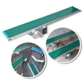 สายพานลำเลียงเดี่ยว PVC ขนาดเล็กสำหรับงานลำเลียงชิ้นงานพื้นที่จำก