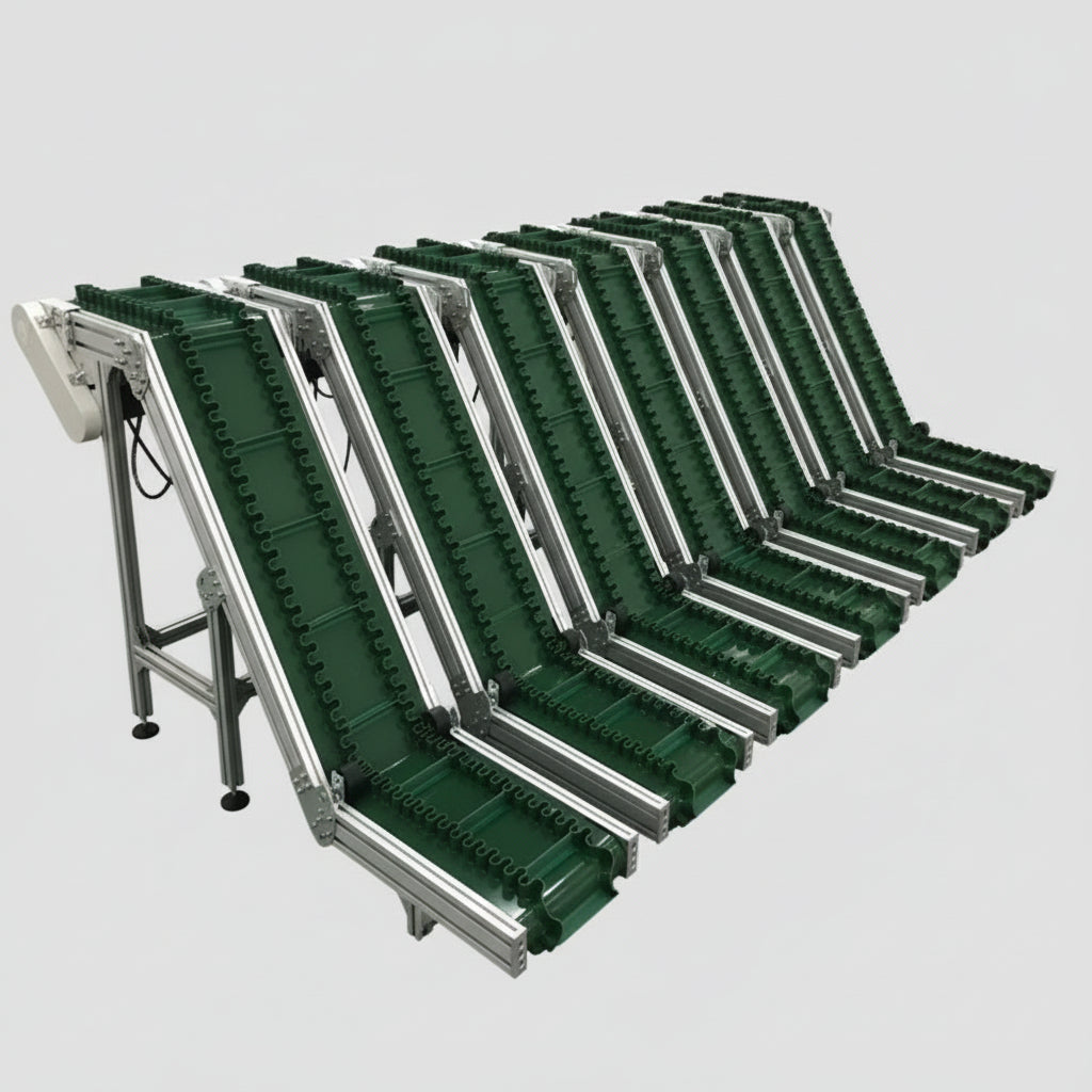 สายพานลำเลียง Climbing Conveyor Lifting สำหรับงานยกสูงและลำเลียงว