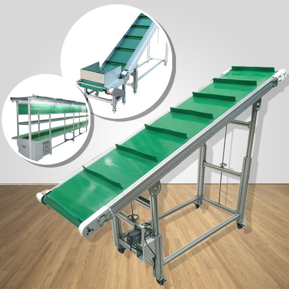 สายพานลำเลียง PVC PU สีเขียว สำหรับงานลำเลียงทั่วไปในอุตสาหกรรม